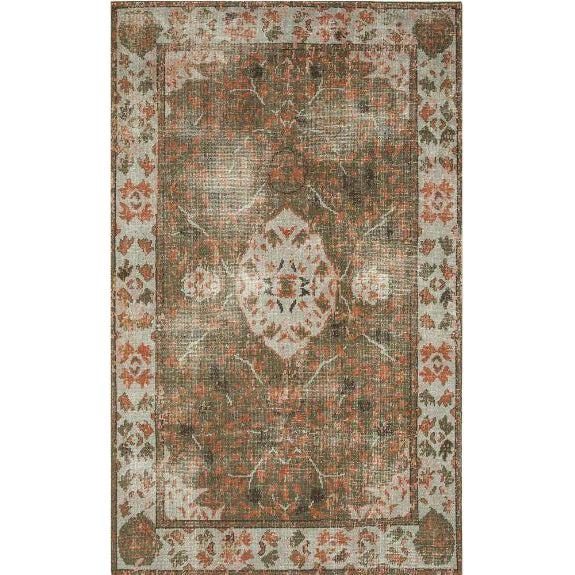 Jaipur Kai Rug - Kai Deep Green | Light Blue-Jaipur Living-Blue Hand Home