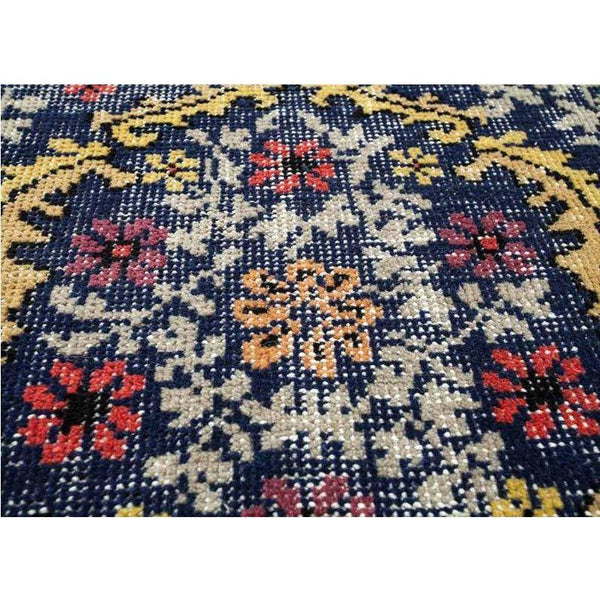 Jaipur Artisan Row Kai Rugs - Deep Navy and Savannah Green-Jaipur Living-Blue Hand Home