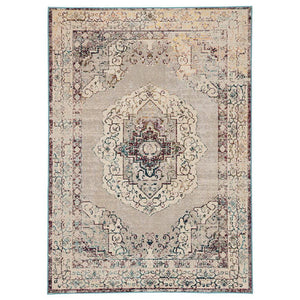 Jaipur Peridot Rugs - Fog/Elephant Skin-Jaipur Living-Blue Hand Home