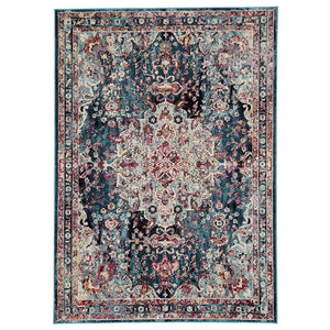 Jaipur Peridot Rugs - Colonial Blue/Dark Sapphire-Jaipur Living-Blue Hand Home