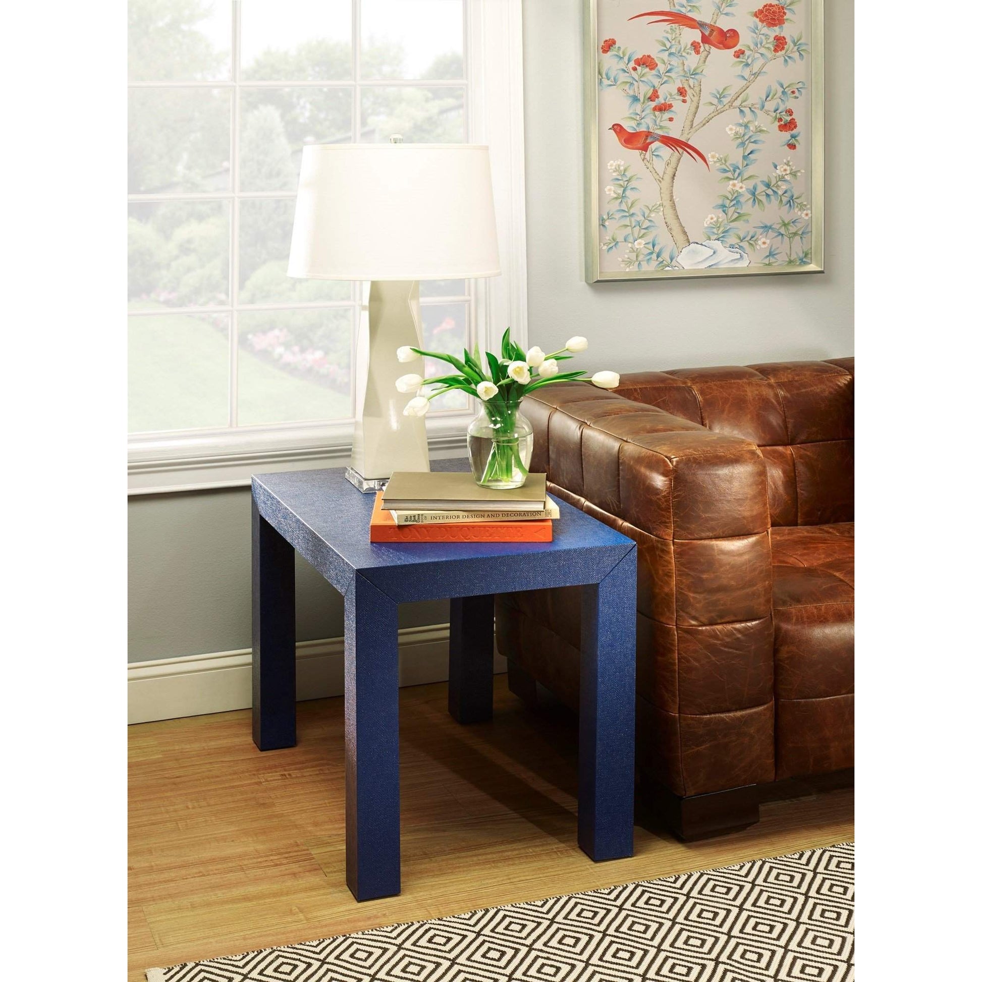 Villa & House - Parsons Side Table In Navy Blue-Bungalow 5-Blue Hand Home