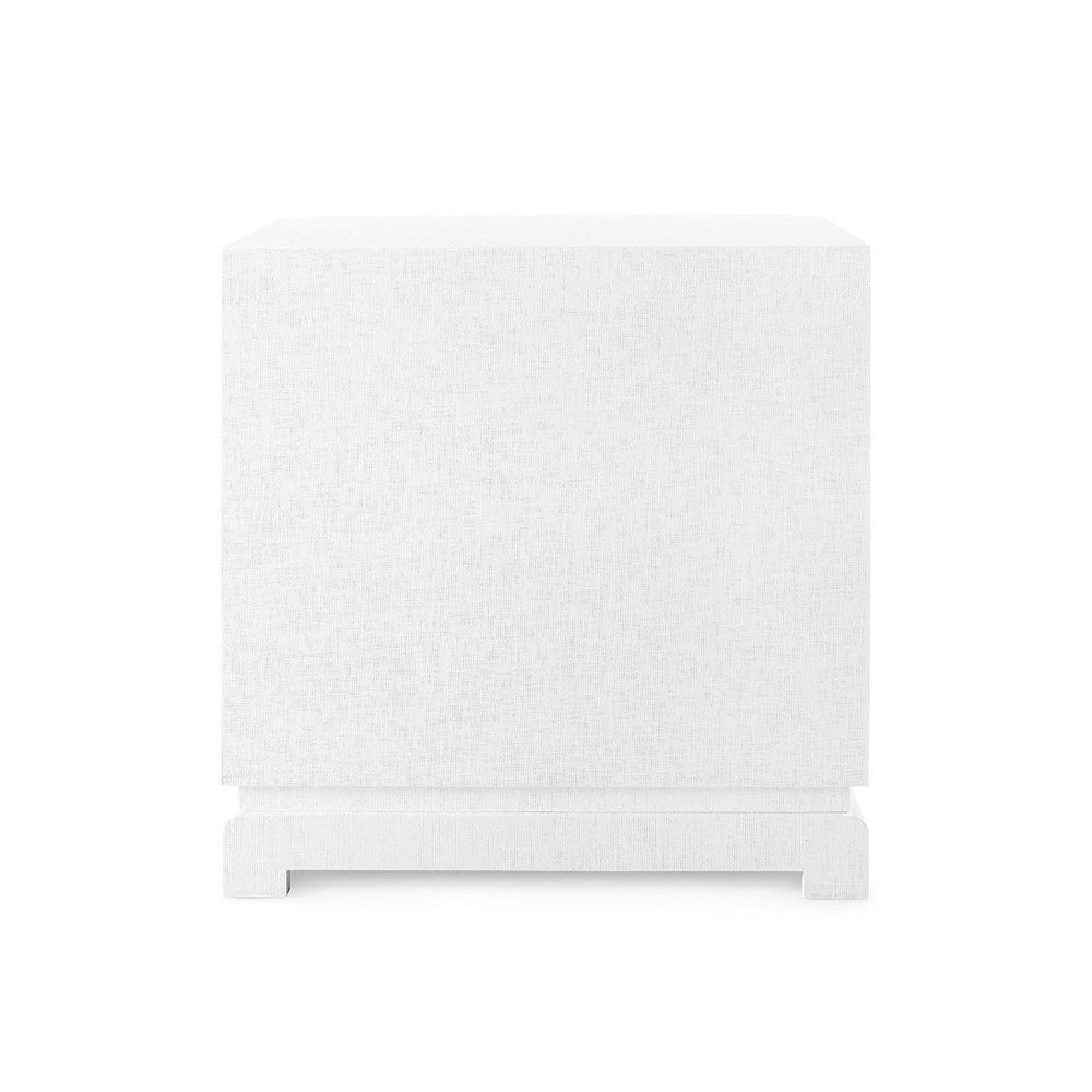Villa & House - Pavel 3-Drawer Side Table In White-Bungalow 5-Blue Hand Home