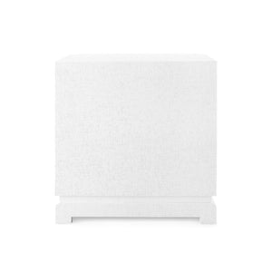 Villa & House - Pavel 3-Drawer Side Table In White-Bungalow 5-Blue Hand Home