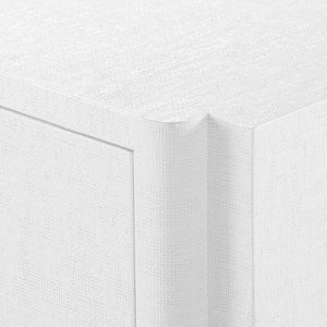 Villa & House - Pavel 3-Drawer Side Table In White-Bungalow 5-Blue Hand Home