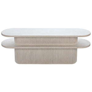 Noir Parker Console, White Wash-Noir Furniture-Blue Hand Home