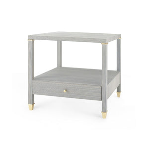 Villa & House - Pascal 1-Drawer Side Table, Slate Blue-Bungalow 5-Blue Hand Home