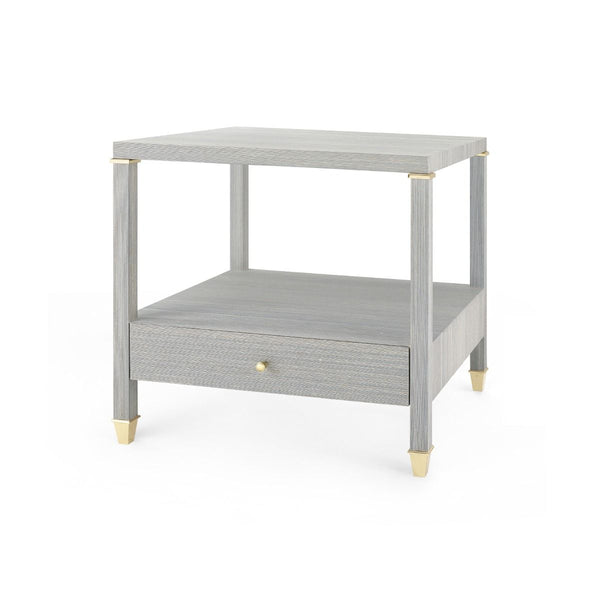 Villa & House - Pascal 1-Drawer Side Table, Slate Blue-Bungalow 5-Blue Hand Home