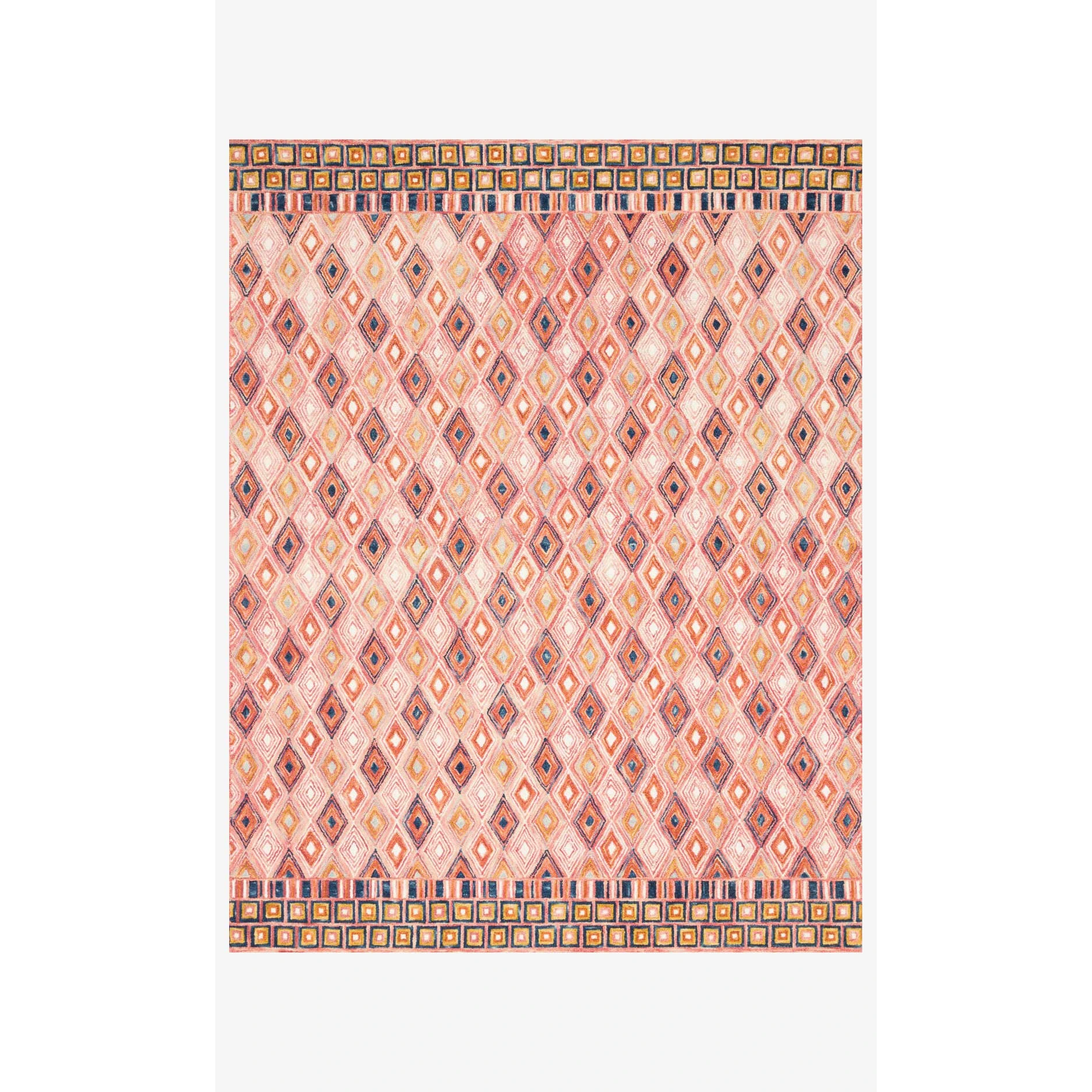 Justina Blakeney Rugs - Priti - PRT-06 PINK/SUNSET-Loloi Rugs-Blue Hand Home