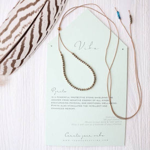 Beaded Necklace-Vibes-Blue Hand Home