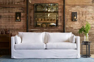 Cisco Fabric Denim White - Grade E - Cotton-Cisco Brothers-Blue Hand Home