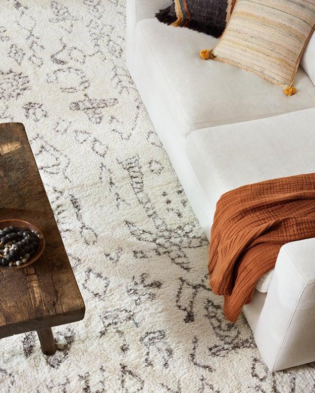 Justina Blakeney Ronnie Rug Collection - Ron-03 Ivory/Charcoal-Loloi Rugs-Blue Hand Home