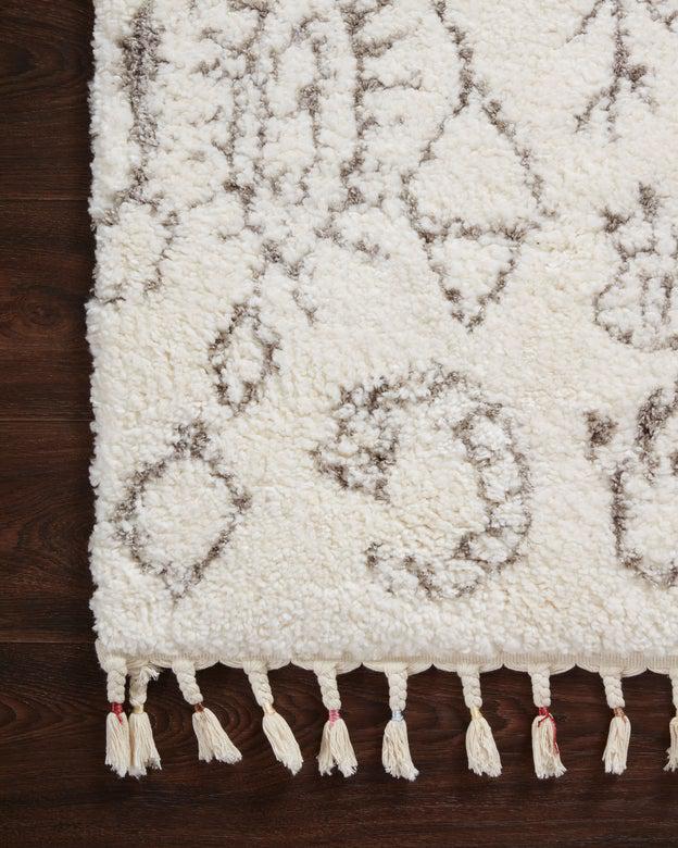 Justina Blakeney Ronnie Rug Collection - Ron-03 Ivory/Charcoal-Loloi Rugs-Blue Hand Home