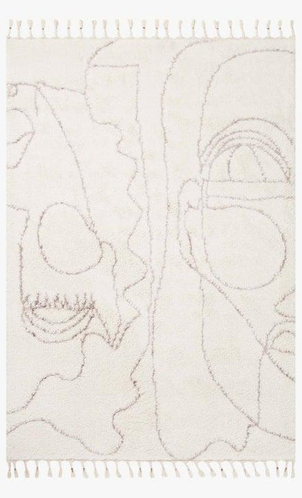 Justina Blakeney Ronnie Rug Collection - Ron-04 Ivory/Natural