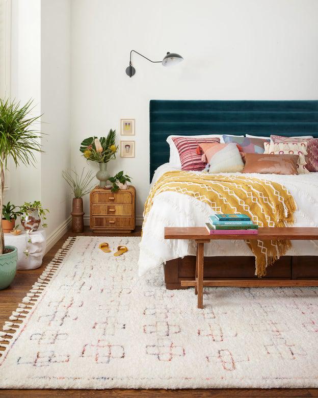 Justina Blakeney Ronnie Rug Collection - Ron-05 Ivory/Sunset-Loloi Rugs-Blue Hand Home