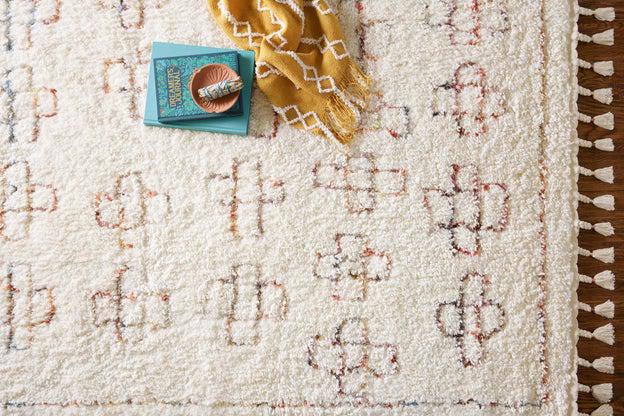 Justina Blakeney Ronnie Rug Collection - Ron-05 Ivory/Sunset-Loloi Rugs-Blue Hand Home