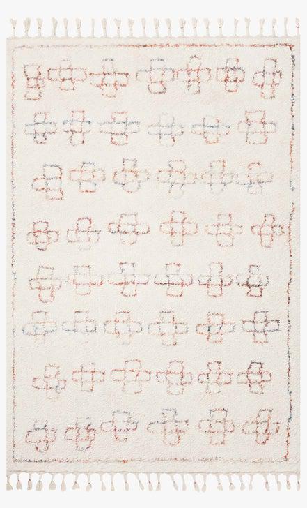 Justina Blakeney Ronnie Rug Collection - Ron-05 Ivory/Sunset-Loloi Rugs-Blue Hand Home