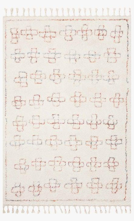 Justina Blakeney Ronnie Rug Collection - Ron-05 Ivory/Sunset