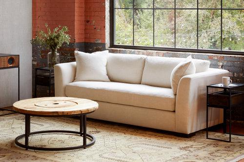 Cisco Fabric Lester Snow - Grade G - Polyester/Linen