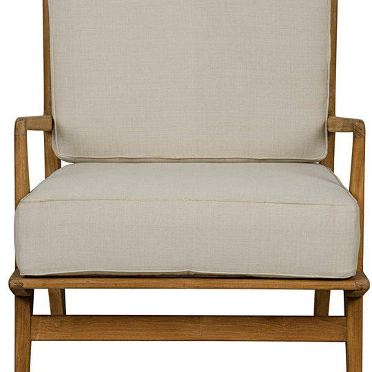 Allister Chair, Teak and Rattan