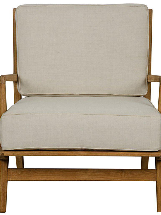 Allister Chair, Teak and Rattan