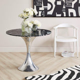 Villa & House - Stockholm 36" Nero Center Dining Table Top (Base Sold Separately) In Black-Bungalow 5-Blue Hand Home