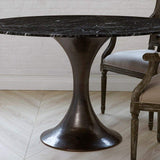 Villa & House - Stockholm Bronze Center Dining Table Base (Pairs With 36" Top, Sold Separately) In Bronze-Bungalow 5-Blue Hand Home