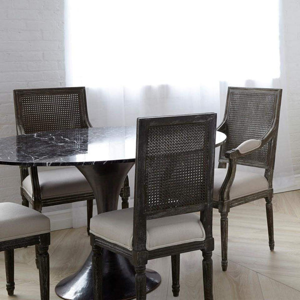 Villa & House - Stockholm Bronze Center Dining Table Base (Pairs With 36" Top, Sold Separately) In Bronze-Bungalow 5-Blue Hand Home