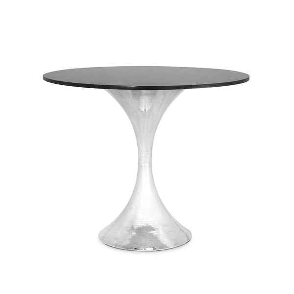Villa & House - Stockholm Nickel Center Dining Table Base (Pairs With 36" Top, Sold Separately) In Nickel-Bungalow 5-Blue Hand Home