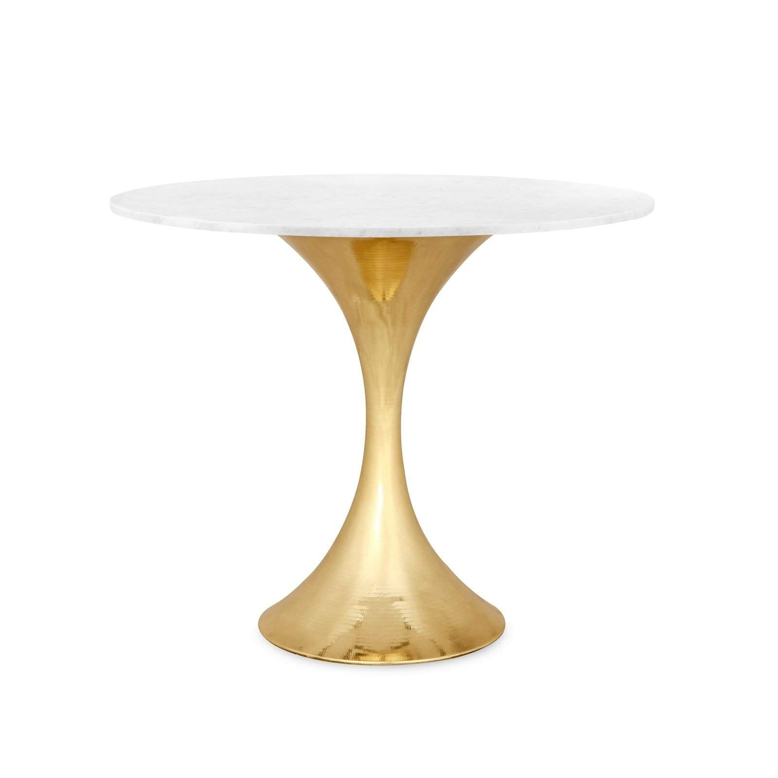 Villa & House - Stockholm Brass Center Dining Table Base (Pairs With 36" Top, Sold Separately) In Brass-Bungalow 5-Blue Hand Home