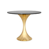 Villa & House - Stockholm Brass Center Dining Table Base (Pairs With 36" Top, Sold Separately) In Brass-Bungalow 5-Blue Hand Home