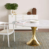 Villa & House - Stockholm 60" Carrera Dining Table Top (Base Sold Separately) In White-Bungalow 5-Blue Hand Home