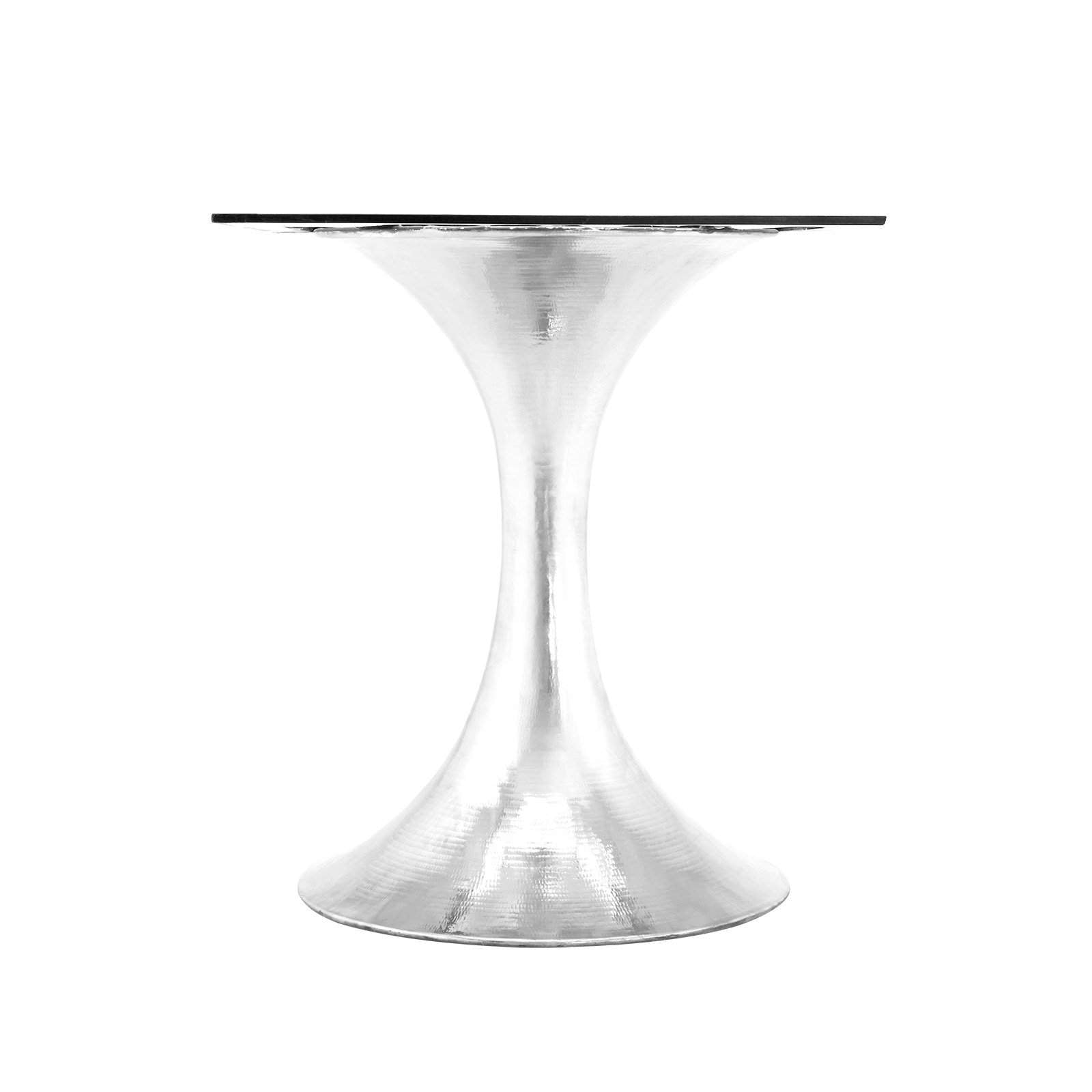 Villa & House - Stockholm Nickel Dining Table Base (Pairs With 52" & 60" Top, Sold Separately) In Nickel-Bungalow 5-Blue Hand Home