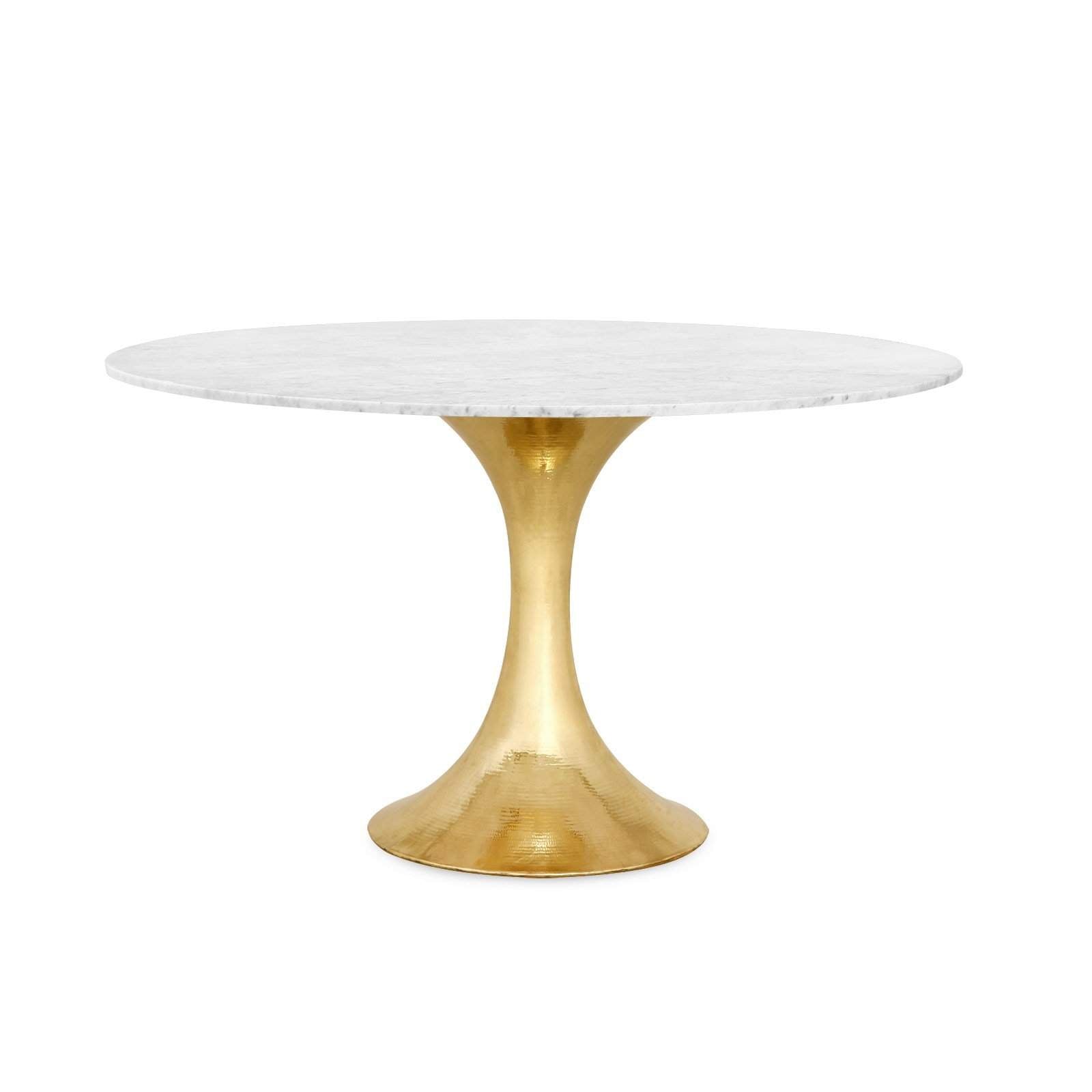 Villa & House - Stockholm Brass Dining Table Base (Pairs With 52" & 60" Top, Sold Separately) In Brass-Bungalow 5-Blue Hand Home