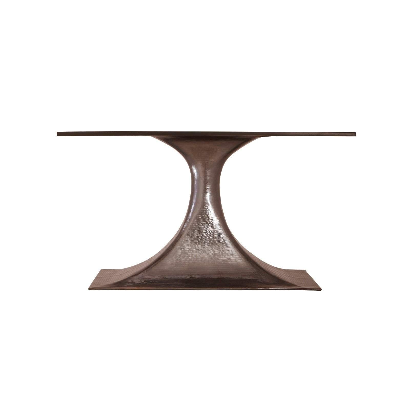 Villa & House - Stockholm Bronze Oval Dining Table Base (Pairs With 95" Top, Sold Separately). Bronze-Bungalow 5-Blue Hand Home