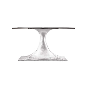 Villa & House - Stockholm Nickel Oval Dining Table Base (Pairs With 95" Top, Sold Separately) In Nickel-Bungalow 5-Blue Hand Home