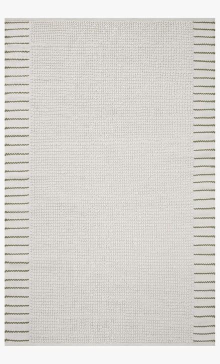 Sadie Rug Magnolia Home by Joanna Gaines - SAD-01 White-Loloi Rugs-Blue Hand Home