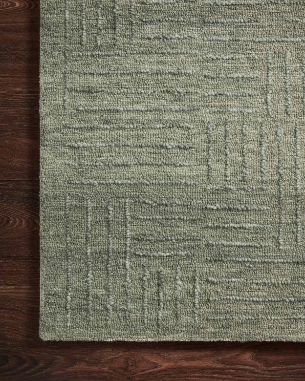 Sarah Magnolia Home by Joanna Gaines -SAR-02 Moss-Loloi Rugs-Blue Hand Home