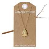 Mary Medallion Necklace-Amano Studio-Blue Hand Home