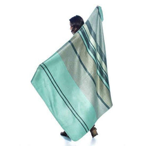 Alpaca Throw-Shupaca-Blue Hand Home