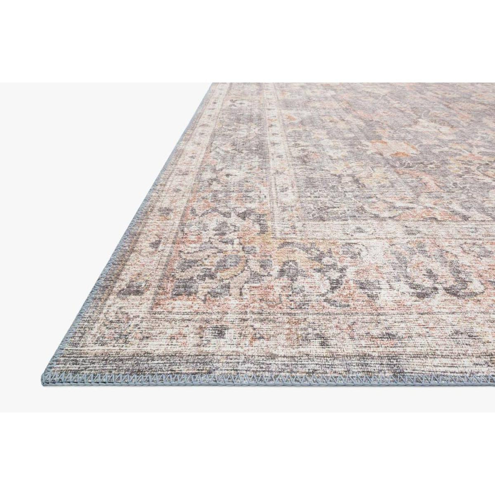 Skye Rug Collection by Loloi -Sky 01-Grey/Apricot-Loloi Rugs-Blue Hand Home