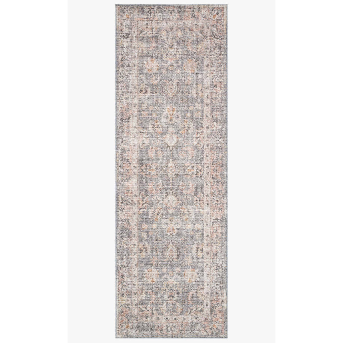 Skye Rug Collection by Loloi -Sky 01-Grey/Apricot-Loloi Rugs-Blue Hand Home