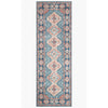 Skye Rug Collection by Loloi -Sky 03 Turquoise/Terracotta-Loloi Rugs-Blue Hand Home
