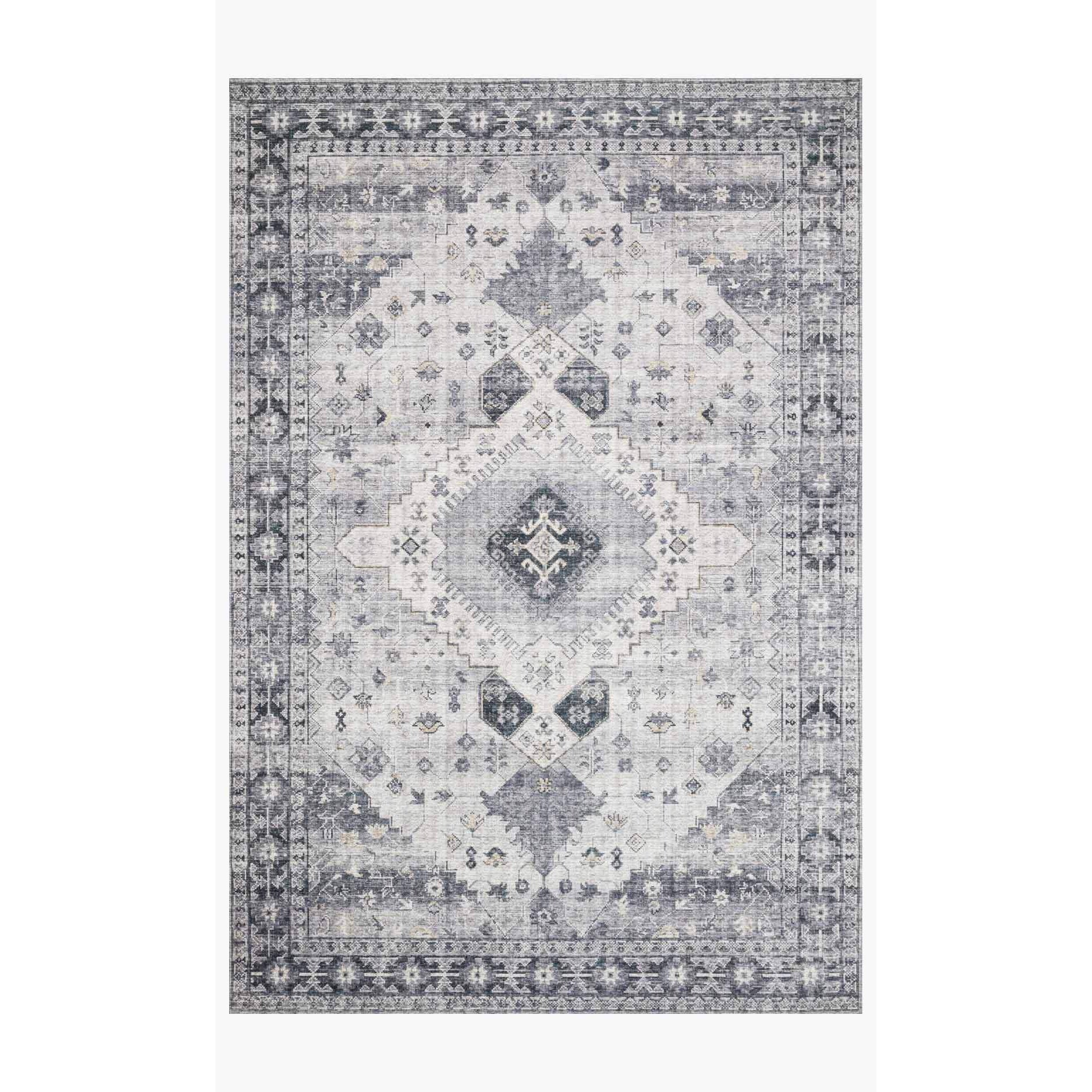 Skye Rug Collection by Loloi -Sky 02 Silver/Grey-Loloi Rugs-Blue Hand Home