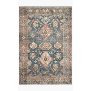Skye Rug Collection by Loloi -Sky 10 Sea/Rust-Loloi Rugs-Blue Hand Home