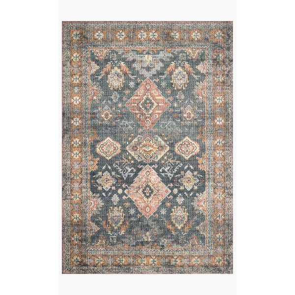Skye Rug Collection by Loloi -Sky 10 Sea/Rust-Loloi Rugs-Blue Hand Home