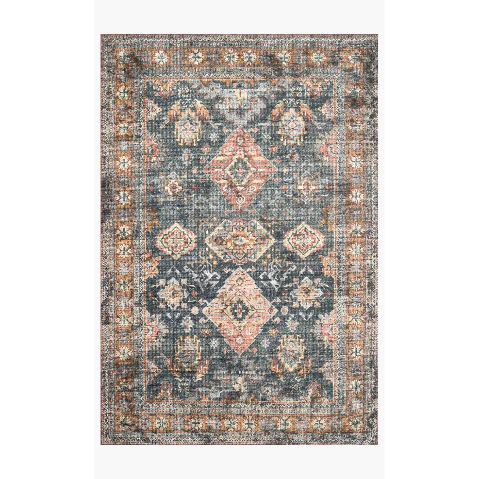 Skye Rug Collection by Loloi -Sky 10 Sea/Rust-Loloi Rugs-Blue Hand Home