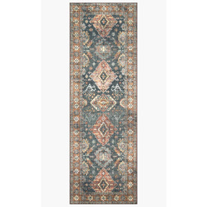Skye Rug Collection by Loloi -Sky 10 Sea/Rust-Loloi Rugs-Blue Hand Home