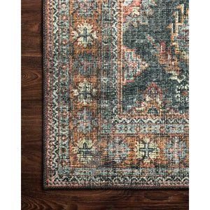 Skye Rug Collection by Loloi -Sky 10 Sea/Rust-Loloi Rugs-Blue Hand Home