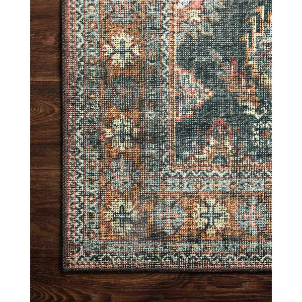 Skye Rug Collection by Loloi -Sky 10 Sea/Rust-Loloi Rugs-Blue Hand Home