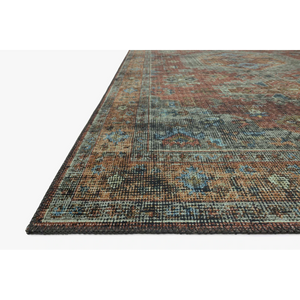 Skye Rug Collection by Loloi -Sky 07 Terracotta/Sky-Loloi Rugs-Blue Hand Home